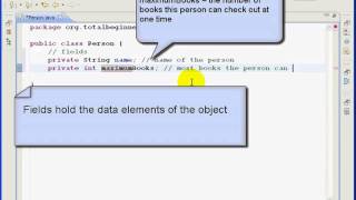 Eclipse and Java for Total Beginners - Lesson 1