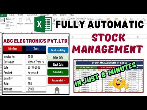 Warehouse management [inventory] in Excel – Warehouse maintenance in Excel (Hindi) – Warehouse register | CTA