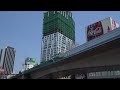 渋谷ストリーム（shibuya stream）の建設状況（2017年7月9日）