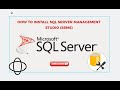 How to Install Microsoft SQL Server Management Studio (SSMS) only | SQL Server Tutorial