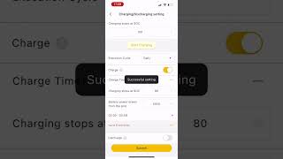 Alpha ESS - Charging / Discharging Settings