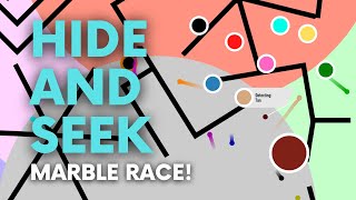 Hide and Seek - Algodoo Marble Race!