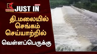 Thiruvannamalai News : தி.மலையில் செங்கம் செய்யாற்றில் வெள்ளப்பெருக்கு | Cheyyar River Water Level