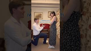 He secretly learned Chinese to Propose 😭😭😭 #fiance #proposal #engagement #love