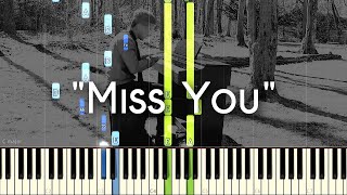 "Miss You" by Michael Ortega [EASY] Synthesia TUTORIAL