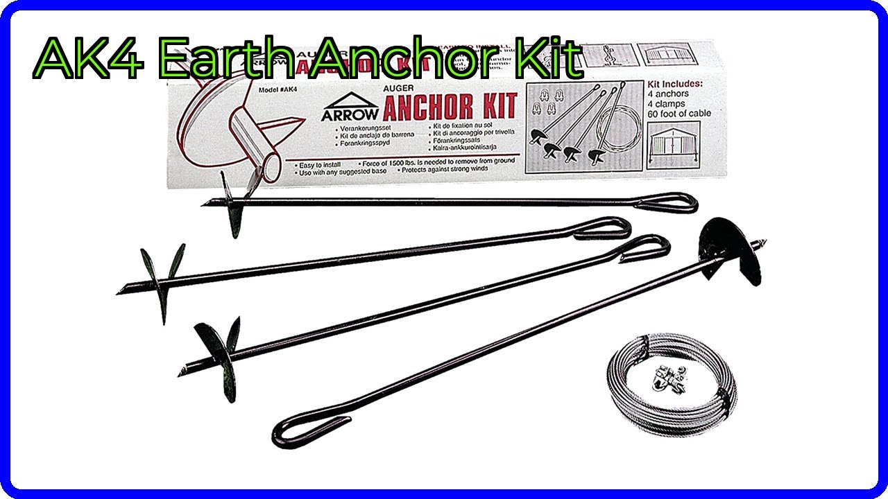 Review 2025 Ak4 Earth Anchor Kit Essential Details Youtube