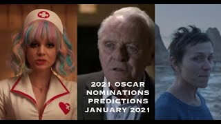 2021 Oscar Nomination Predictions (January 2021)