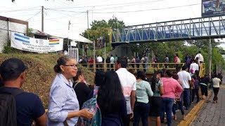 Así fue el reinicio a clases en la UNAN Managua