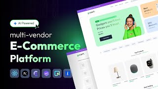 Build and Deploy Full Stack AI Multi-Vendor E-Commerce App using Next js | PERN Stack Project