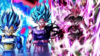 Son Goku DBZ and Vegeta DBZ vs Black Goku and Evil Vegeta