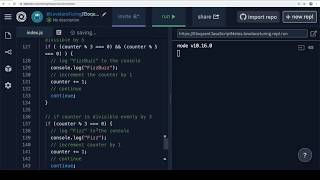 Eloquent JavaScript Read-Along - Program Structure - Exercises - FizzBuzz
