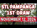 STL PAMPANGA RESULT TODAY 1ST DRAW NOVEMBER 12, 2024  11AM | TUESDAY