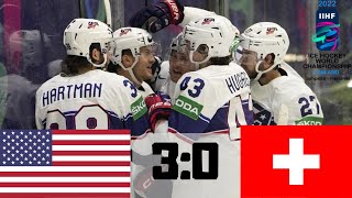 USA VS ŠVAJČIARSKO ŠTVRŤFINÁLE MAJSTROVSTVÁ SVETA V HOKEJI 2022 (SK KOMENTÁR)