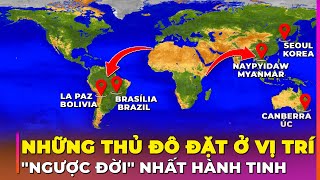THE WORLD'S MOST CONFUSING AND DISADVANTAGEOUSLY LOCATED CAPITAL CITIES | Geography Addict