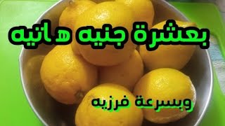 طريقة تفريز الليمون الأضاليا؟بارخص سعر اشتريه وفى الفريزر إحفظيه.