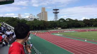 20180923 大田区秋季陸上 男子100m 予選5組