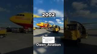 Evolution Of DHL AIRLINES #DHL #aviation #avgeek #plen #plane @dhl