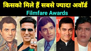 Filmfare Awards For Best Actor - Akshay Kumar, Rajesh Khanna, Mithun, dharmendra, Aamir khan