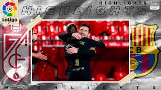 Granada 0 - 4 Barcelona - HIGHLIGHTS & GOALS - 1/9/2021