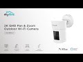 D-Link, DCS-8635LH - 2K QHD Pan & Zoom Outdoor Wi-Fi Camera