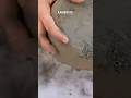 Black Pure Cement Water Crumbling #asmr #shorts #oddlysatisfying #satisfyingasmr #purecement