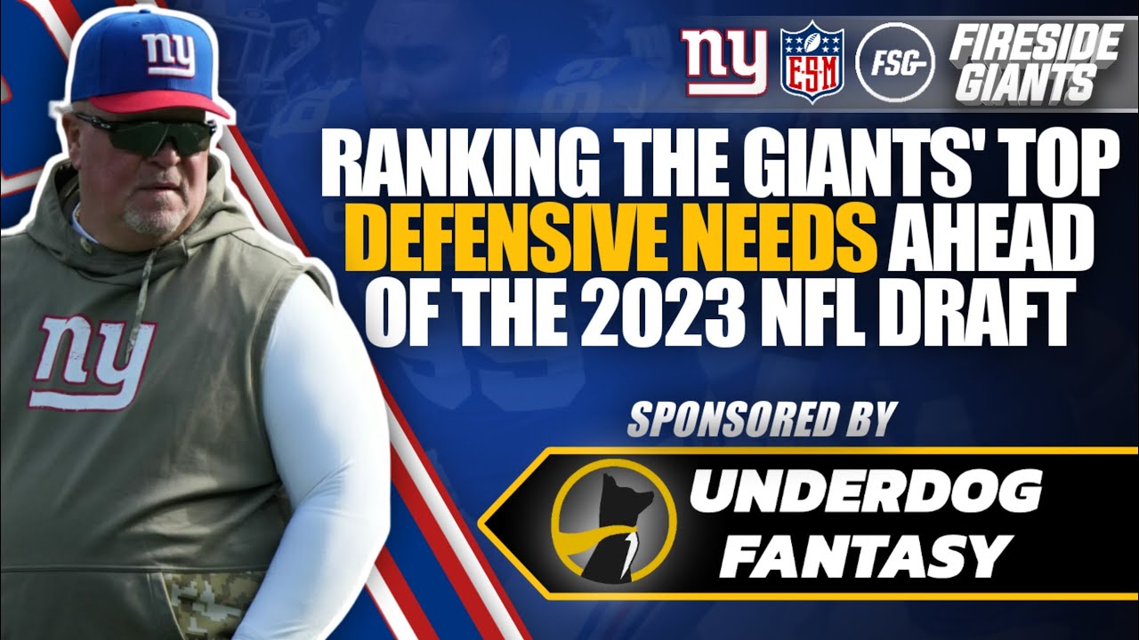 Ranking The Giants’ Top Defensive Needs Ahead Of The 2023 NFL Draft ...