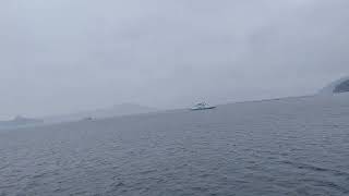 广岛 🚢船 広島　瀬戸内海　荒天　船　連絡船　フェリー　景色