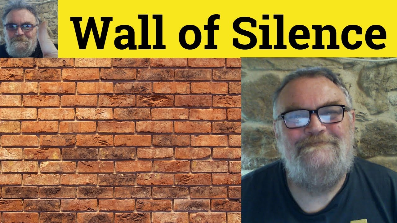 😎Wall Of Silence Meaning - Blue Wall Of Silence Defined - Wall Of ...