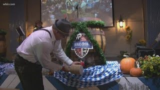 Schulz Bräu Oktoberfest kicked off with a keg tap by Mayor Glenn Jacobs