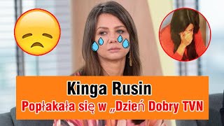 Rusin popłakała się w „Dzień Dobry TVN”. Co doprowadziło ją do łez na wizji?