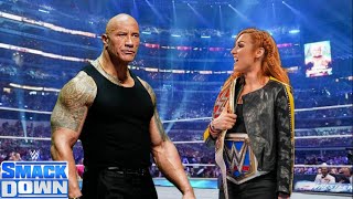 WWE Full Match - Becky Lynch Vs. The Rock : SmackDown Live Full Match