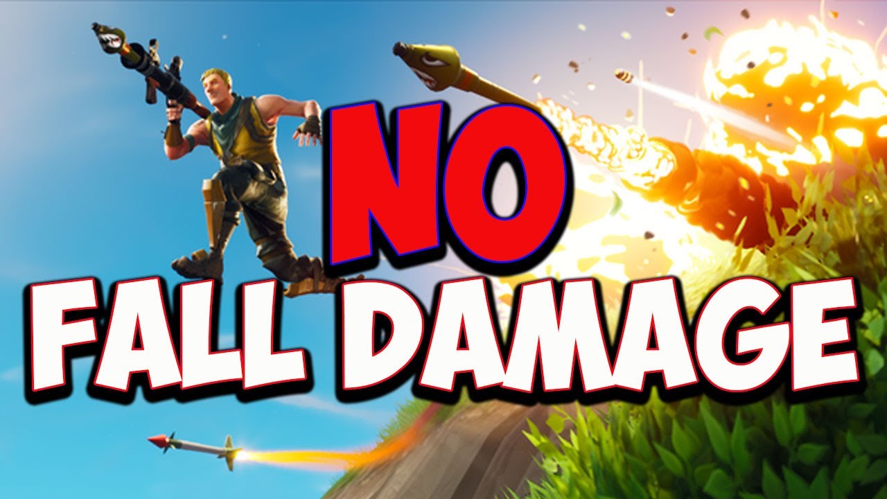 Fortnite No Fall Damage Glitch Youtube