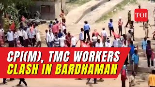West Bengal Panchayat Polls: CPI(M) and TMC workers clash Bardhaman | Mamata Banerjee