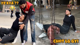 😭Harsh Ne Mujhe Jhule Se Gira Diya || Chot Lg Gyi || Parul Gupta ||