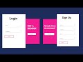 Double-Sided Elegance: Building a Two-Sided Form with HTML, CSS, and JavaScript | #huxnwebdev
