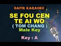 Se Fou Cen Te Ai Wo (Karaoke),Tom Chang ,Male key A Mandarin