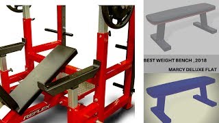 Best Weight Bench | MARCY DELUXE FLAT BENCH_ 2018 (New)