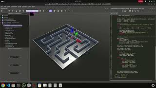 Maze Solver Using Basic Wall Following | Webots Simulation