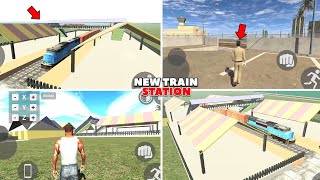 Indian Bikes Driving 3d New Update Train Station Add+New Train Cheat Code | Happy Diwali 🧨