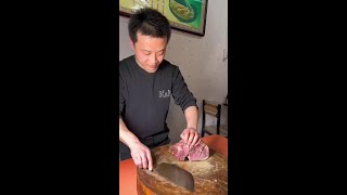 Shanxi Houma Cuisine [Hejian Donkey Meat Burning] Good Donkey Meat with Good Wine, the more you dri