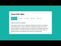 Pure CSS Tabs with Slide Indicator  _ Tabs using only HTML   CSS