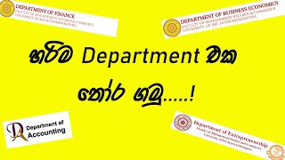 Departments-Faculty of Management Studies and Commerce-University of Sri Jayewardenepura