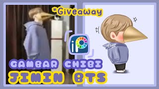 [close giveaway] Tutorial gambar CHIBI JIMIN BTS || how to draw CHIBI JIMIN BTS || ibispaintx