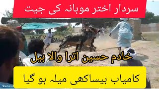 بیساکھی میلہ شاہجمال میلہ مالک سردار اختر موہانہ ؛ بیل خادم حسین اترا والا #Kehtir