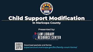 How to Modify Child Support in Maricopa County