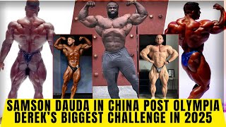 Samson Promoting bodybuilding in China +Derek might Skip Arnold +What happened to Ramon +Keone+Shaun