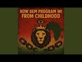 HOW DEM PROGRAM WI FROM CHILDHOOD