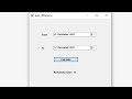 Calculate the days Difference between two Datetimepicker in Vb.net