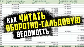 Как читать оборотно-сальдовую ведомость Подробнее https://t.me/obuchenie14