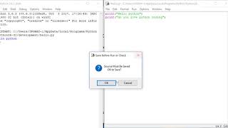 IPGRAY : python - How to use python IDLE shell in windows